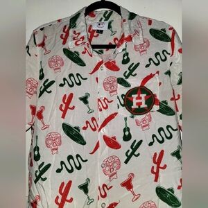 Mens Shirt MLB Houston Astros Southwestern Cinco de Mayo Margarita Skulls